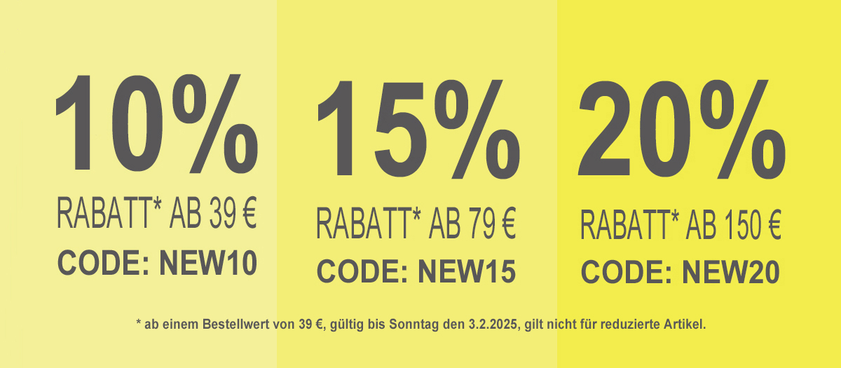  Such dir deinen Rabatt selber aus und spare bis zu 20%! 