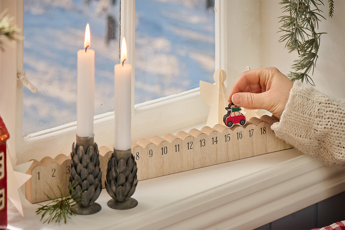 Adventskalender aus Holz von IB Laursen