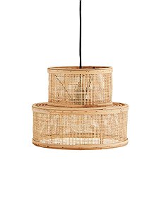 Hängeleuchte Rattan 27 x Ø 34 cm von MADAM STOLTZ