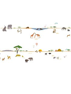 Wandbordüre Safari5 Meter von MIMI LOU