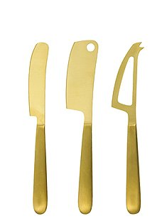 Käsemesser Set, 3 tlg. je ca. 17,5x3 cm  von HOUSE DOCTOR