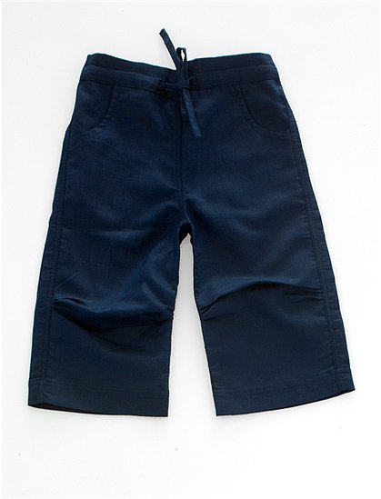 Leinenhose, blau von LUCKY WANG