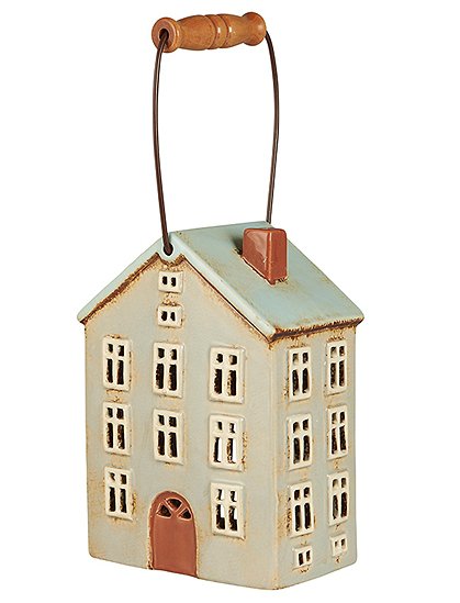 Haus Nyhavn für Teelichter div. Modelle, mit Holzgriff  von IB LAURSEN