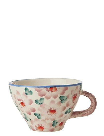 Tea Cup handbemalt7,5 x Ø10,5 cm von RICE