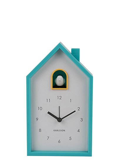 Wecker "modern cockoo" 20 x 6 x 12 cm von PRESENT TIME