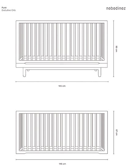 Babybett Latitude, Eichenholz von Nobodinoz &#9733; Kundenbewertung "Sehr gut" &#9733; 12&percnt; Rabatt für Neukunden &#9733; Schnell verschickt &#9733; Günstig bei car-Moebel.de