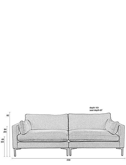 Sofa von Zuiver &#9733; Kundenbewertung "Sehr gut" &#9733; 12&percnt; Rabatt für Neukunden &#9733; Schnell verschickt &#9733; Jetzt günstig kaufen bei car-Moebel.de