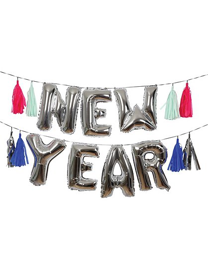 Ballongirlande NEW YEAR von Meri Meri &#9733; Kundenbewertung "Sehr gut" &#9733; 10&euro; Neukundenrabatt &#9733; Schnell verschickt &#9733; Günstig bei car-Moebel.de