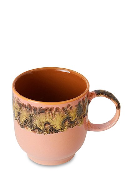 Kaffeetasse 70's Keramik von HKliving &#9733; Kundenbewertung "Sehr gut" &#9733; 10&euro; Rabatt für Neukunden &#9733; Schnell verschickt &#9733; Günstig bei car-Moebel.de