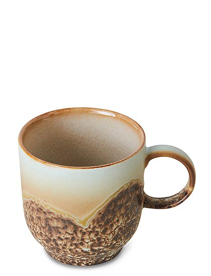 Kaffeetasse 70"s Keramik von HKliving &#9733; Kundenbewertung "Sehr gut" &#9733; 12&percnt; Rabatt für Neukunden &#9733; Schnell verschickt &#9733; Günstig bei car-Moebel.de