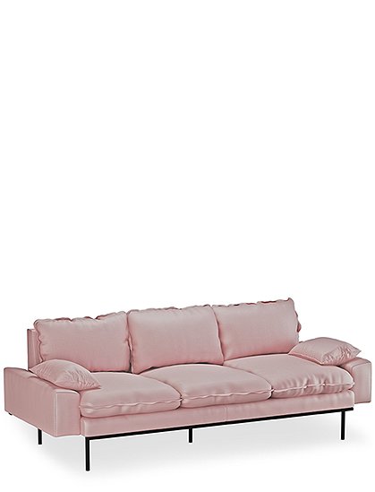 Retro 3er Sofa von HKliving &#9733; Kundenbewertung "Sehr gut" &#9733; 12&percnt; Rabatt für Neukunden &#9733; Schnell verschickt &#9733; Jetzt günstig kaufen bei car-Moebel.de