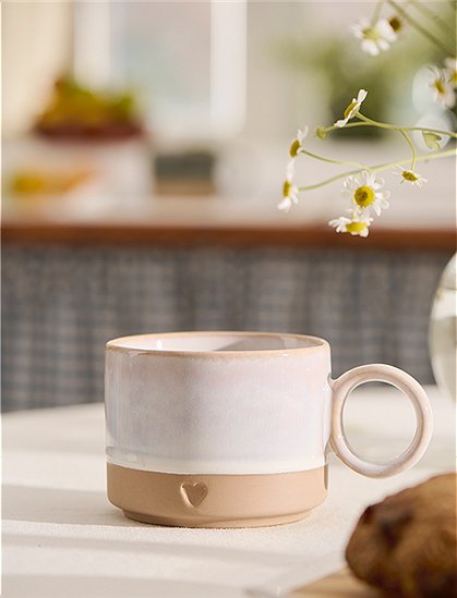 Tasse Heart aus Ton, 290 ml von Ib Laursen &#9733; Kundenbewertung "Sehr gut" &#9733; 12&percnt; Rabatt für Neukunden &#9733; Schnell verschickt &#9733; Günstig bei car-Moebel.de