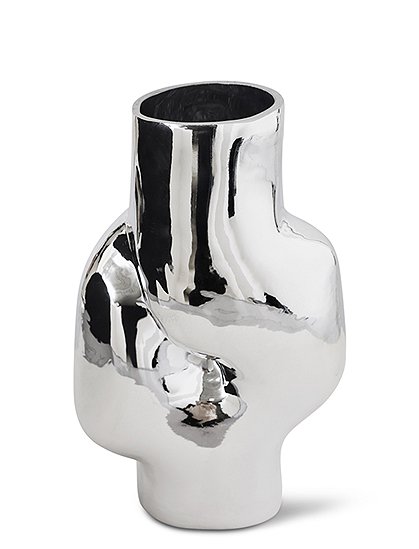 Vase Gleam, Glas/Chrom v. HKliving &#9733; Kundenbewertung "Sehr gut" &#9733; 12&percnt; Rabatt für Neukunden &#9733; Schnell verschickt &#9733; Günstig bei car-Moebel.de