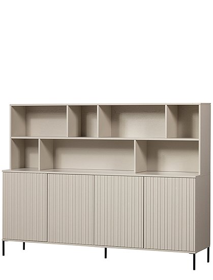 Wandschrank New Gravure aus Kiefer, Dust von Woood &#9733; Kundenbewertung "Sehr gut" &#9733; 12&percnt; Neukundenrabatt &#9733; Schnell verschickt &#9733; car-Moebel.de