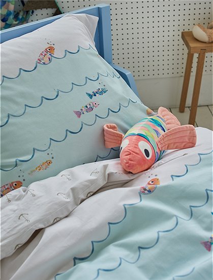 Bunte Bettwäsche Fishy &#9733; Kundenbewertung "Sehr gut" &#9733; 10&euro; Rabatt für Neukunden &#9733; Schnell verschickt &#9733; Jetzt günstig kaufen bei car-Moebel.de