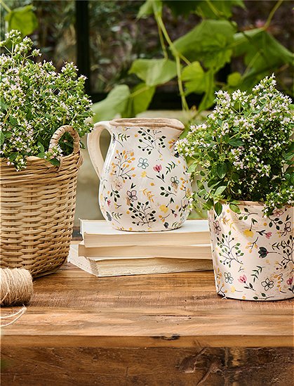 Vase Meadow Blossom aus Keramik von Ib Laursen &#9733; Kundenbewertung "Sehr gut" &#9733; 10&euro; Rabatt für Neukunden &#9733; Jetzt günstig kaufen bei car-Moebel.de