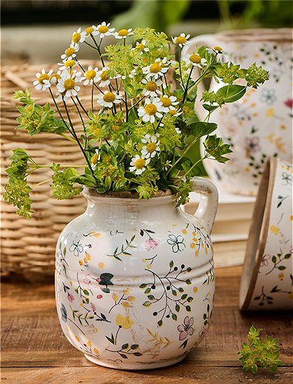 Vase Blossom, 13,5x12x13 cm aus Keramik von Ib Laursen &#9733; Kundenbewertung "Sehr gut" &#9733; 12&percnt; Rabatt für Neukunden &#9733; Jetzt günstig kaufen bei car-Moebel.de