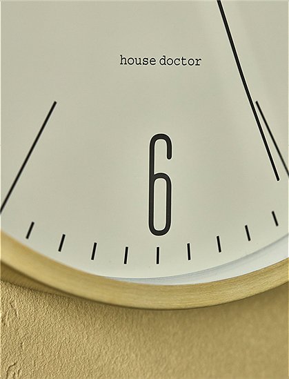 Wanduhr Gold Ø30 cm von house doctor &#9733; Kundenbewertung "Sehr gut" &#9733; 10&euro; Rabatt für Neukunden &#9733; Schnell verschickt &#9733; Günstig bei car-Moebel.de