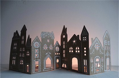 Adventskalender Häuser aus Papier von Good old friends #haken#Weihnachten #haken#Adventskalender #haken#Für Klein & Groß #haken#neu #haken#jetzt entdecken<br/><br/>