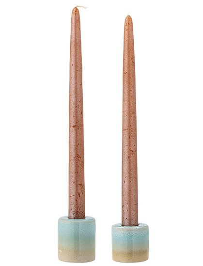 2er Set Kerzenhalter aus Steingut von Bloomingville &#9733; Kundenbewertung "Sehr gut"  &#9733; 10&euro; Neukundenrabatt &#9733; Schnell verschickt &#9733; "Neu" jetzt entdecken!