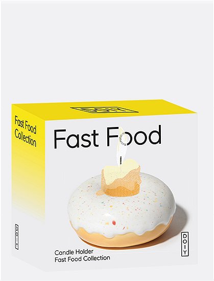 Kerzenständer Fastfood Donut von Doiy &#9733; Kundenbewertung "Sehr gut" &#9733; 12&percnt; Rabatt für Neukunden &#9733; Schnell verschickt &#9733; Günstig bei car-Moebel.de