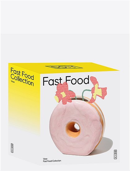 Vase Fastfood Donut von Doiy &#9733; Kundenbewertung "Sehr gut" &#9733; 12&percnt; Rabatt für Neukunden &#9733; Schnell verschickt &#9733; Günstig bei car-Moebel.de