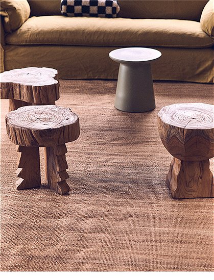 Hocker aus Teak Holz von HKliving &#9733; Kundenbewertung "Sehr gut" &#9733; 12&percnt; Rabatt für Neukunden &#9733; Jetzt günstig kaufen bei car-Moebel.de