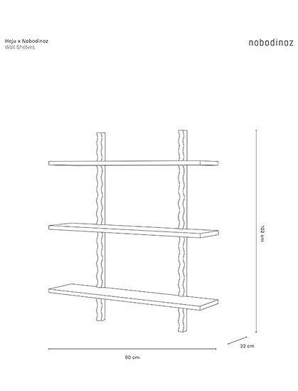 Wandregal Heju, Holz v. Nobodinoz &#9733; Kundenbewertung "Sehr gut" &#9733; 12&percnt; Rabatt für Neukunden &#9733; Schnell verschickt &#9733; Günstig bei car-Moebel.de