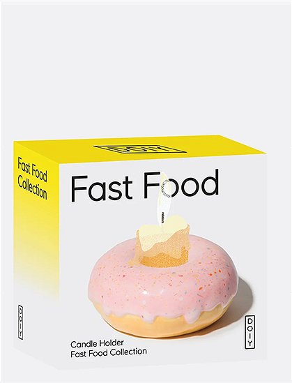 Kerzenständer Fastfood Donut von Doiy &#9733; Kundenbewertung "Sehr gut" &#9733; 10&euro; Rabatt für Neukunden &#9733; Schnell verschickt &#9733; Günstig bei car-Moebel.de