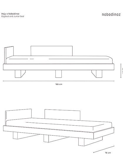 Daybed/Juniorbett Heju v.Nobodinoz &#9733; Kundenbewertung "Sehr gut" &#9733; 12&percnt; Rabatt für Neukunden &#9733; Schnell verschickt &#9733; Günstig bei car-Moebel.de