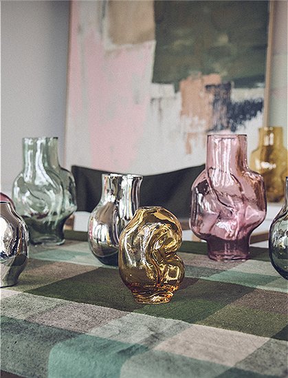 Vase Gleam, Glas/Chrom v. HKliving &#9733; Kundenbewertung "Sehr gut" &#9733; 12&percnt; Rabatt für Neukunden &#9733; Schnell verschickt &#9733; Günstig bei car-Moebel.de