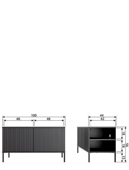 TV-Schrank Gravure aus Holz von Woood &#9733; Kundenbewertung "Sehr gut" &#9733; 12&percnt; Rabatt für Neukunden &#9733; Schnell verschickt &#9733; Günstig bei car-Moebel.de