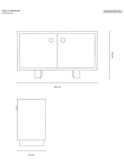 Sideboard Heju, Holz v. Nobodinoz &#9733; Kundenbewertung "Sehr gut" &#9733; 12&percnt; Rabatt für Neukunden &#9733; Schnell verschickt &#9733; Günstig bei car-Moebel.de