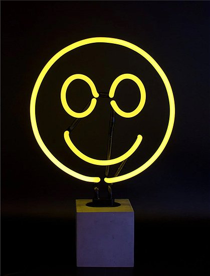 Neon Tischleuchte Smiley von Locomocean &#9733; Kundenbewertung "Sehr gut" &#9733; 10&euro; Rabatt für Neukunden &#9733; Schnell verschickt &#9733; Jetzt bei car-Moebel.de