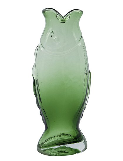 Vase Fisch aus Glas in grün von house doctor &#9733; Kundenbewertung "Sehr gut" &#9733; 10&euro; Rabatt für Neukunden &#9733; Schnell verschickt &#9733; Günstig bei car-Moebel.de