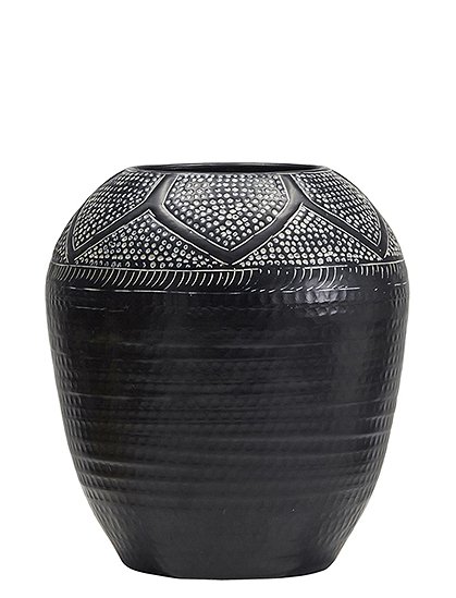 Vase Bloss, Metall in schwarz v. house doctor &#9733; Kundenbewertung "Sehr gut" &#9733; 10&euro; Rabatt für Neukunden &#9733; Schnell verschickt &#9733; Günstig bei car-Moebel.de