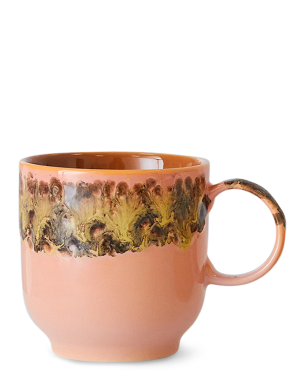 Kaffeetasse 70's Keramik von HKliving &#9733; Kundenbewertung "Sehr gut" &#9733; 10&euro; Rabatt für Neukunden &#9733; Schnell verschickt &#9733; Günstig bei car-Moebel.de