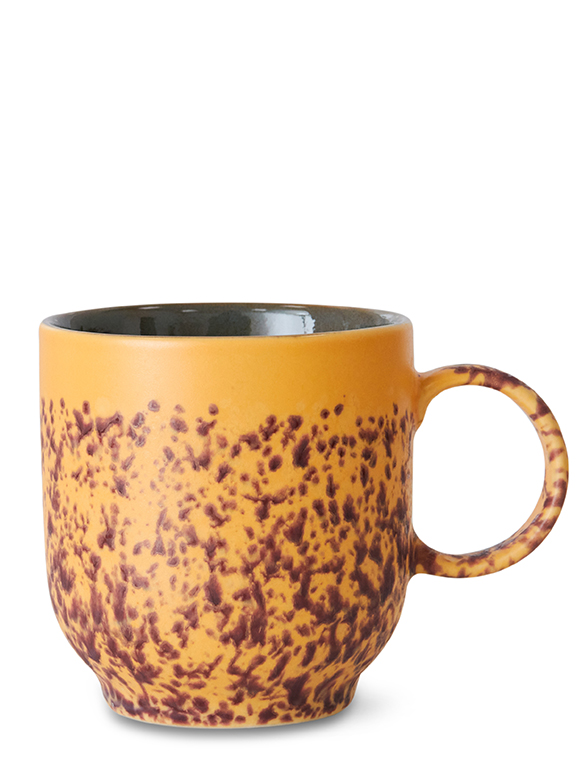 Kaffeetasse 70"s Keramik von HKliving &#9733; Kundenbewertung "Sehr gut" &#9733; 12&percnt; Rabatt für Neukunden &#9733; Schnell verschickt &#9733; Günstig bei car-Moebel.de