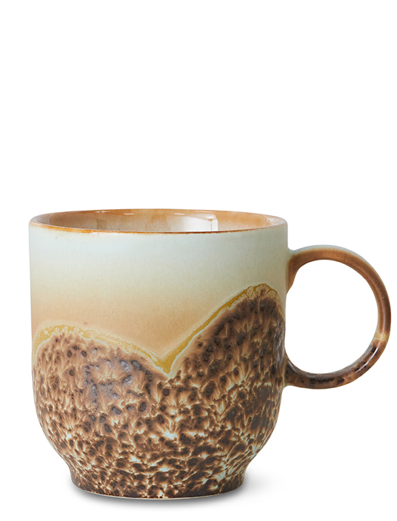 Kaffeetasse 70's Keramik von HKliving &#9733; Kundenbewertung "Sehr gut" &#9733; 10&euro; Rabatt für Neukunden &#9733; Schnell verschickt &#9733; Günstig bei car-Moebel.de