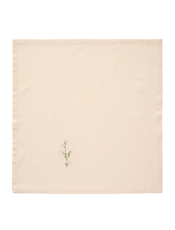 Stoffserviette 40x40 creme, bestickt Ib Laursen &#9733; Kundenbewertung "Sehr gut" &#9733; 10&euro; Rabatt für Neukunden &#9733; Schnell verschickt &#9733; Günstig bei car-Moebel.de